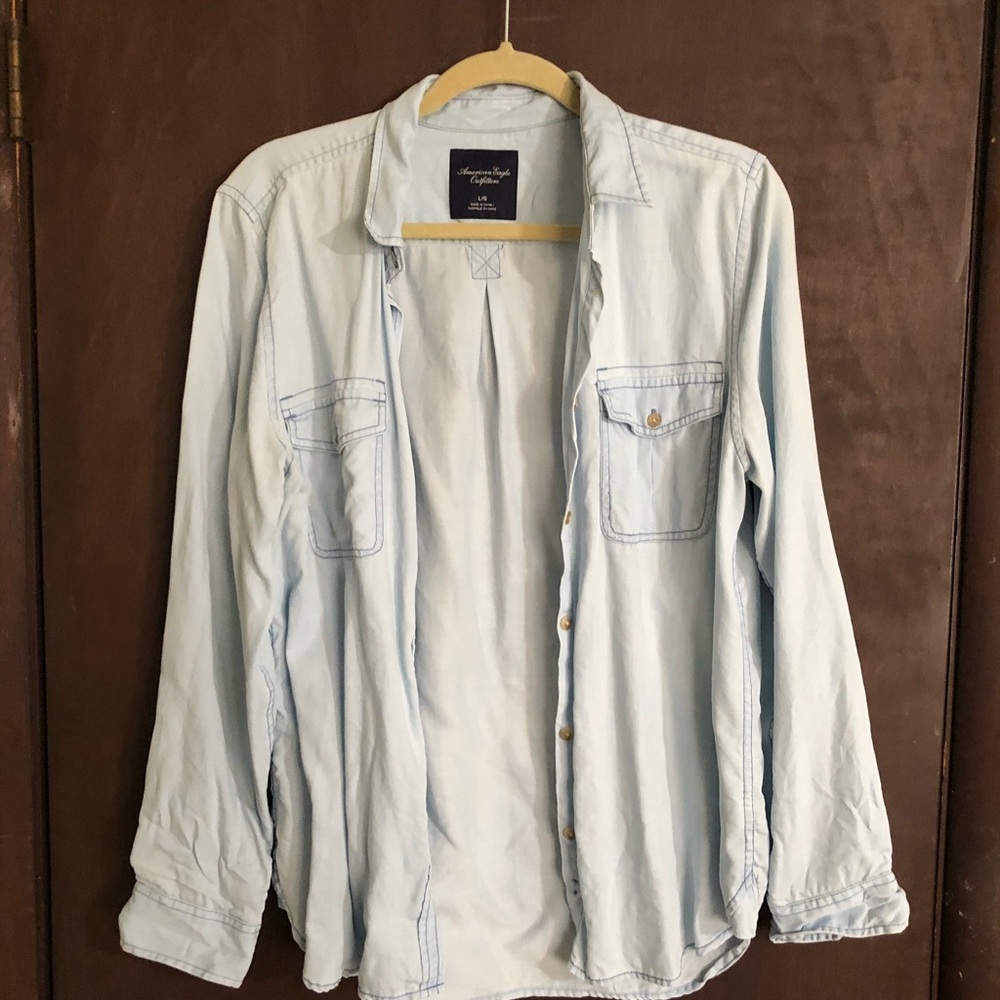 AE chambray button down